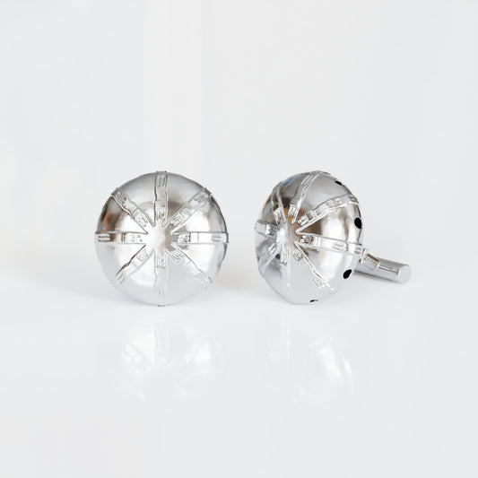 Cyprus Cufflinks in Sterling Silver