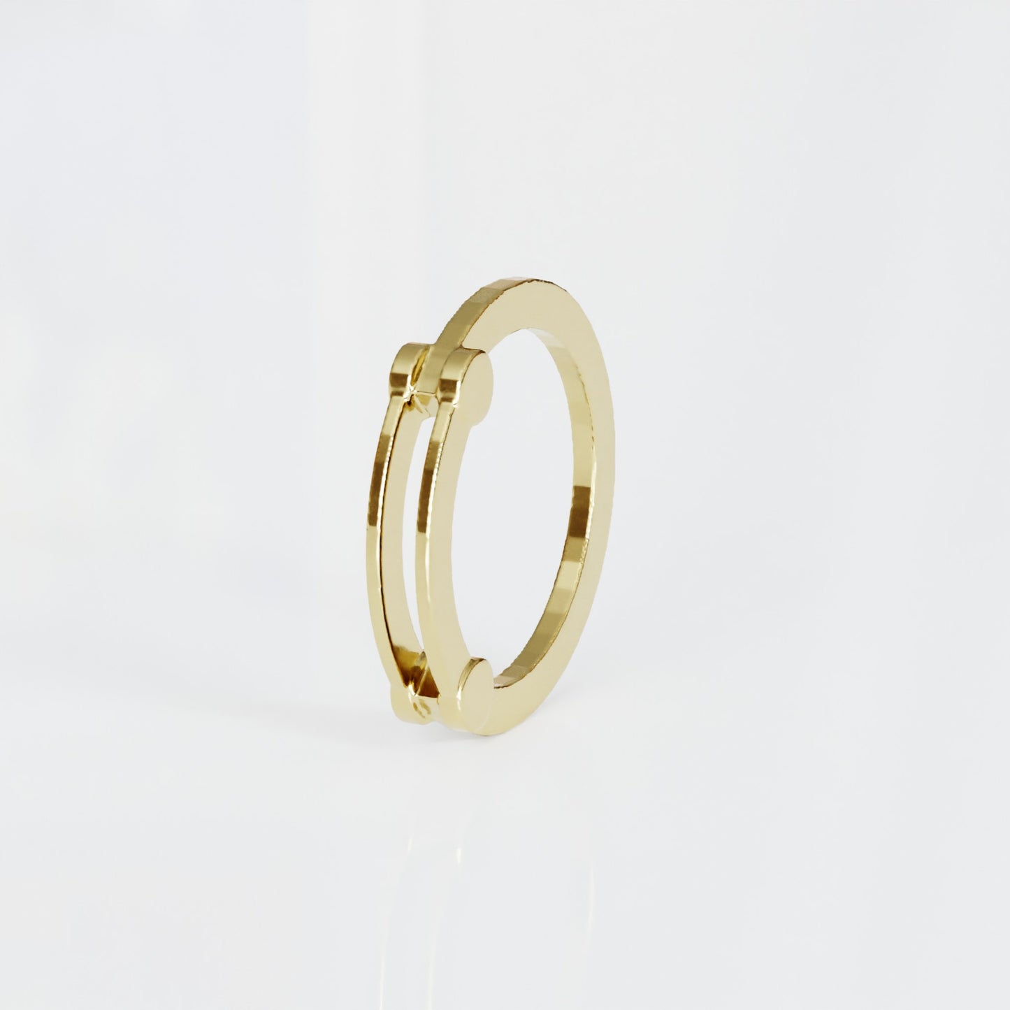 Solitaire Ring in Vermeil