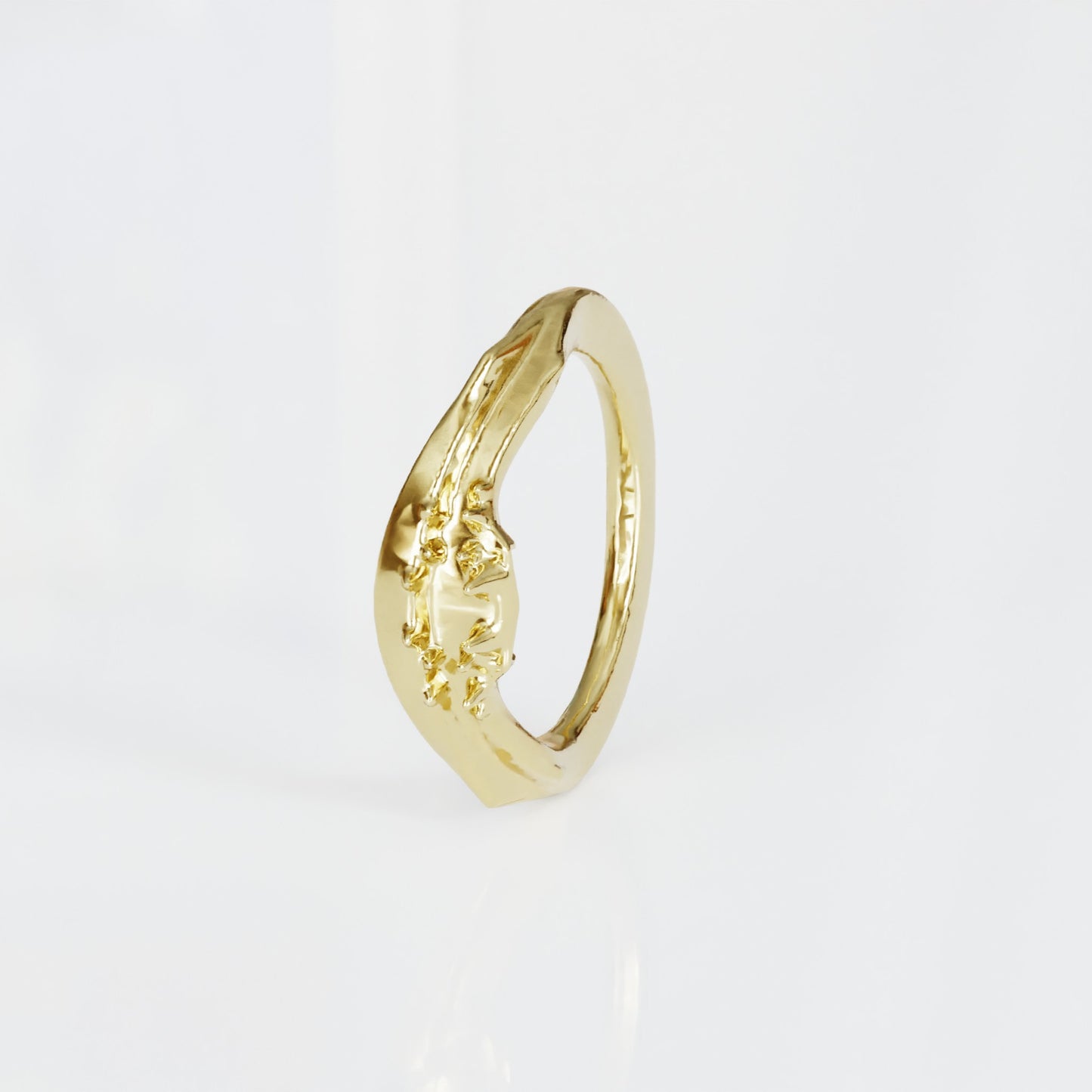 Spiked Ring in Vermeil