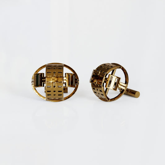 Laudanum Cufflinks in Bronze